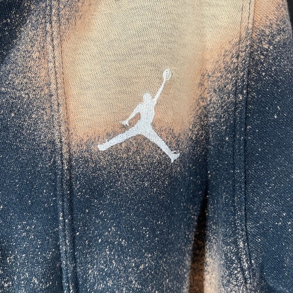 Air Jordan Jacket Hoodie Tie Dyed Bleached Number On Hoodie - Picture 4 of 13